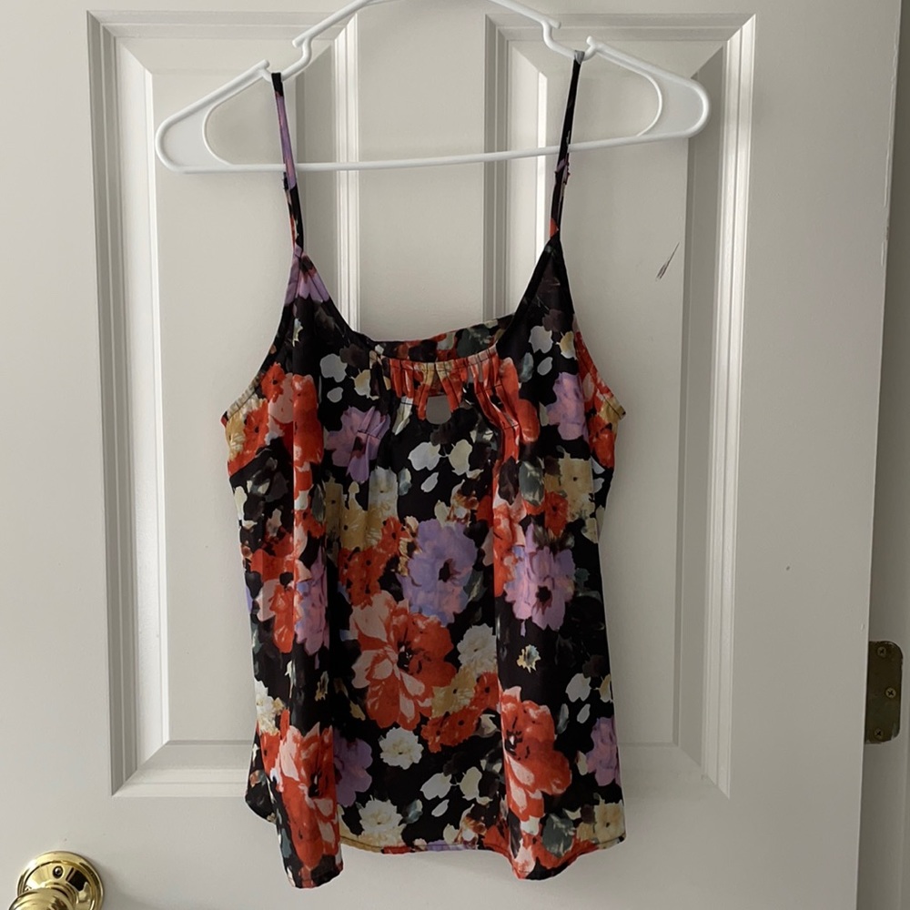 Kimchi Blue Black Floral Tank